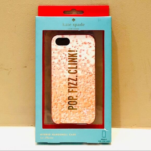 NIB Kate Spade Pink Glittery Phone Case - Picture 2 of 3